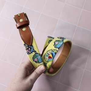 Sunglasses Needlepoint Belt